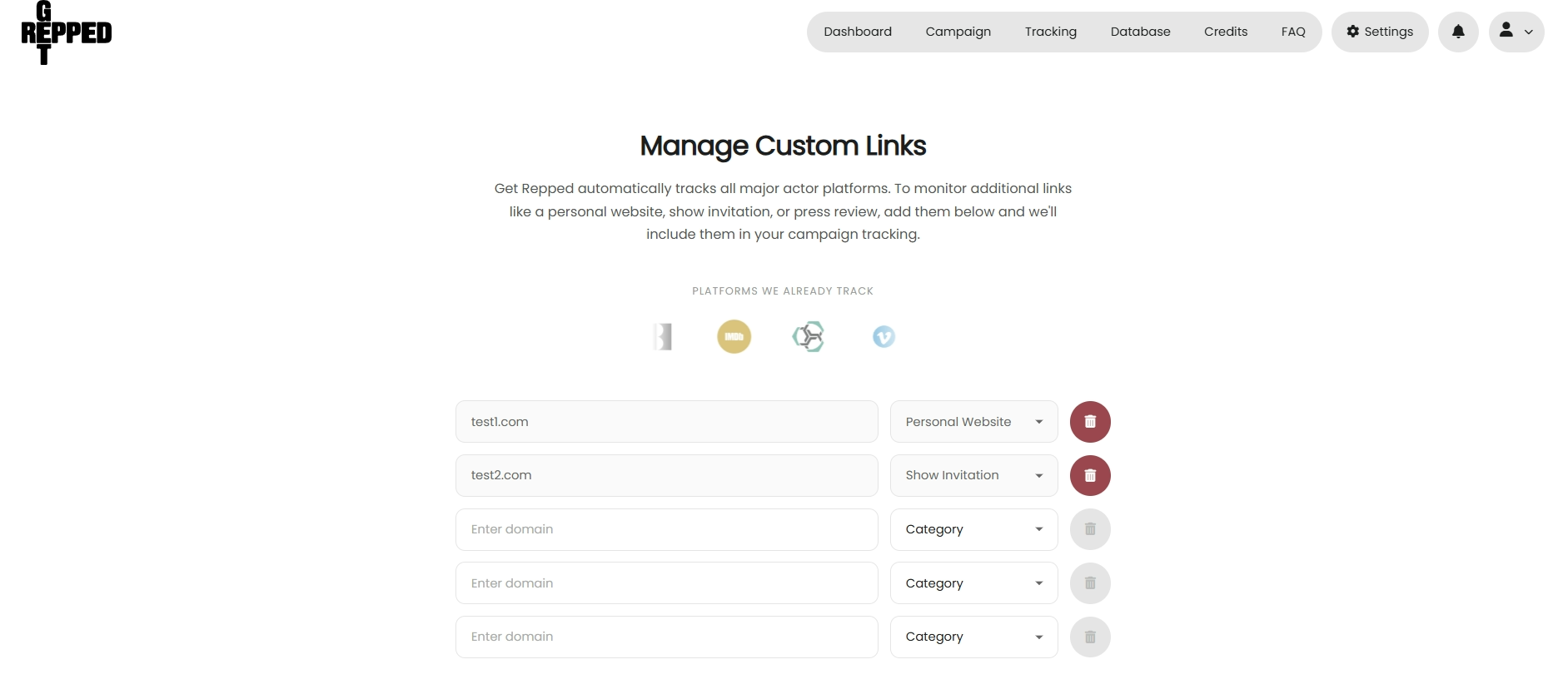 Custom links for more intelligent tracking